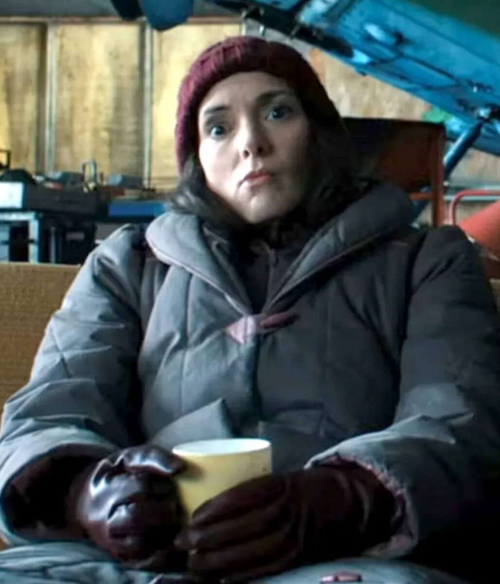 Stranger Things Winona Ryder Grey Puffer Coat