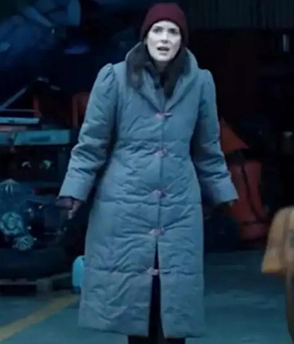 Stranger Things Winona Ryder Grey Puffer Coat