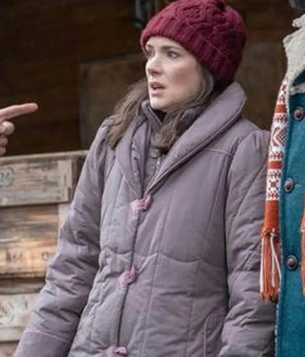 Stranger Things Winona Ryder Grey Puffer Coat