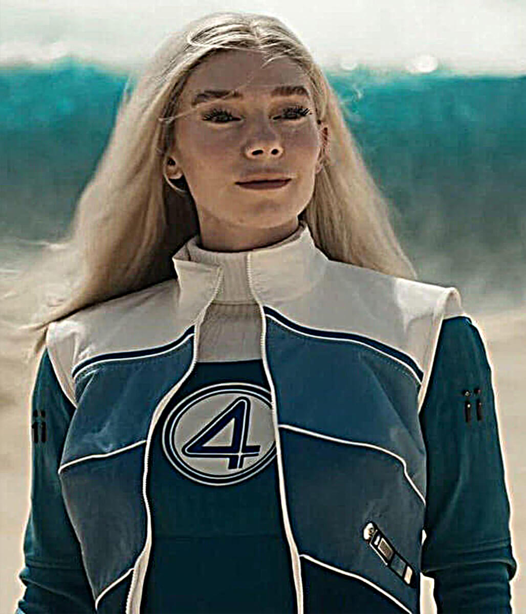 Sue Storm Avengers Doomsday 2026 Blue Leather Vest