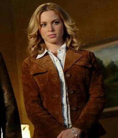 Supernatural Mary Winchester Suede Leather Jacket