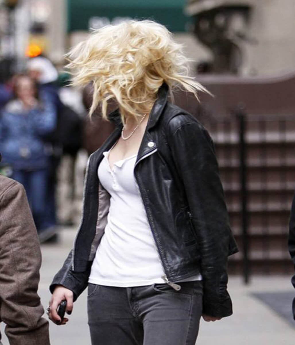 Taylor Momsen Gossip Girl Jenny Black Leather Jacket