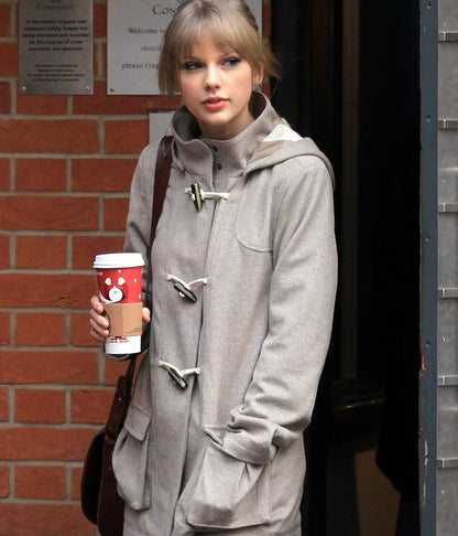 Taylor Swift Wool Beige Jacket
