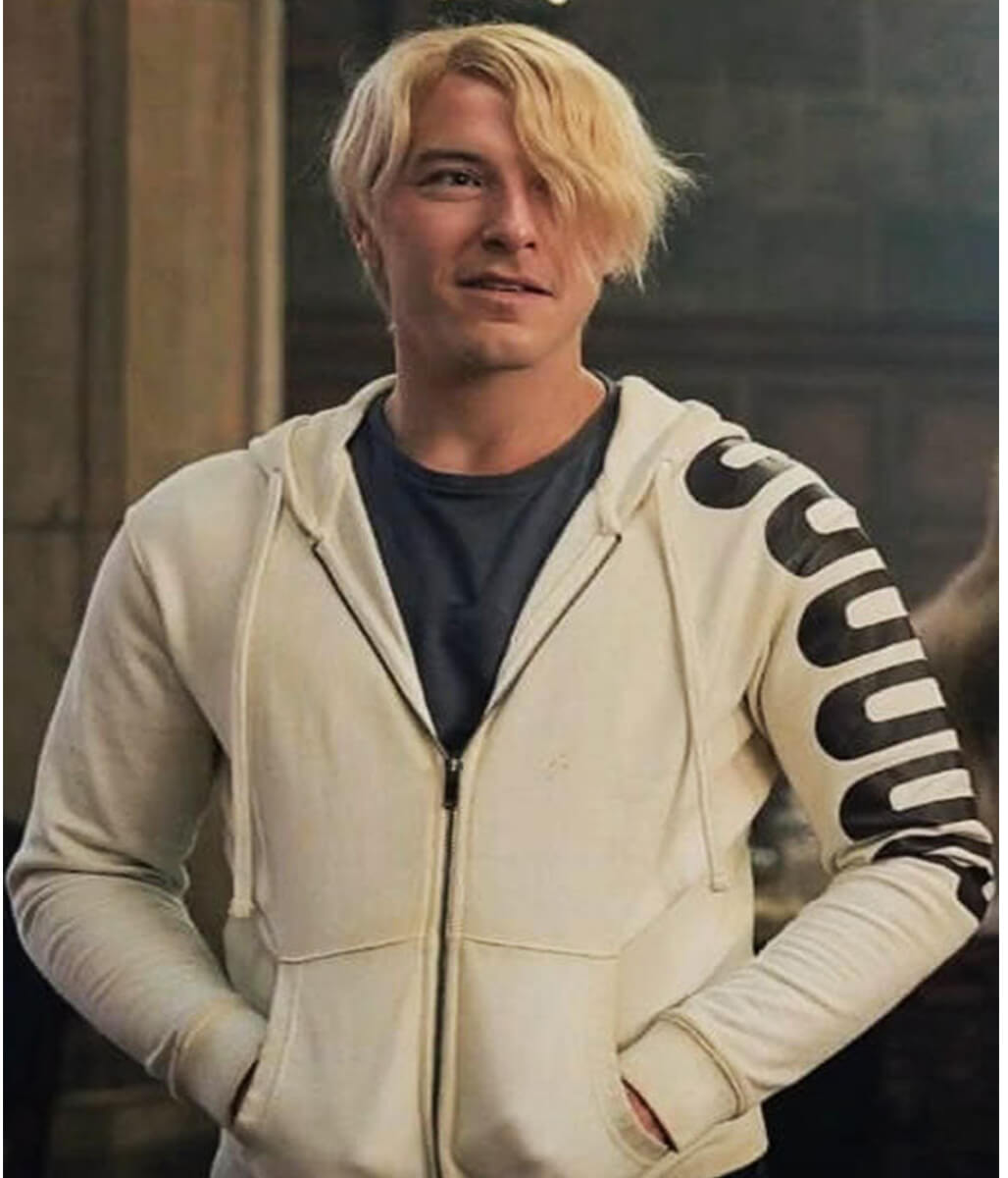 Taz Skylar One Piece Season 02 White Hoodie