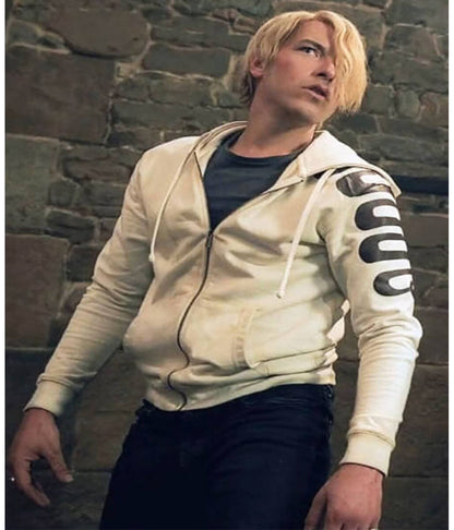 Taz Skylar One Piece Season 02 White Hoodie