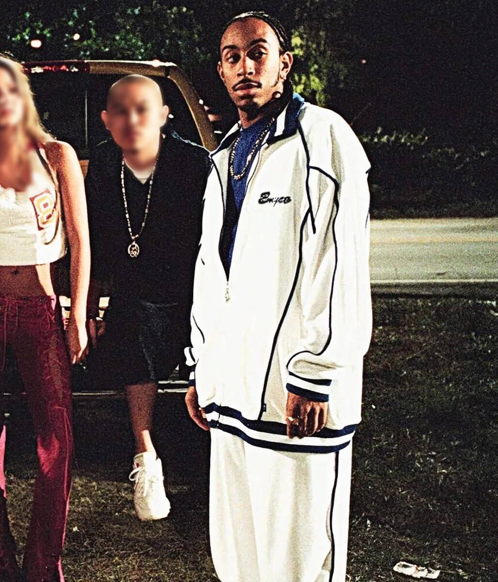 Tej Parker 2 Fast 2 Furious White Windbreaker Jacket