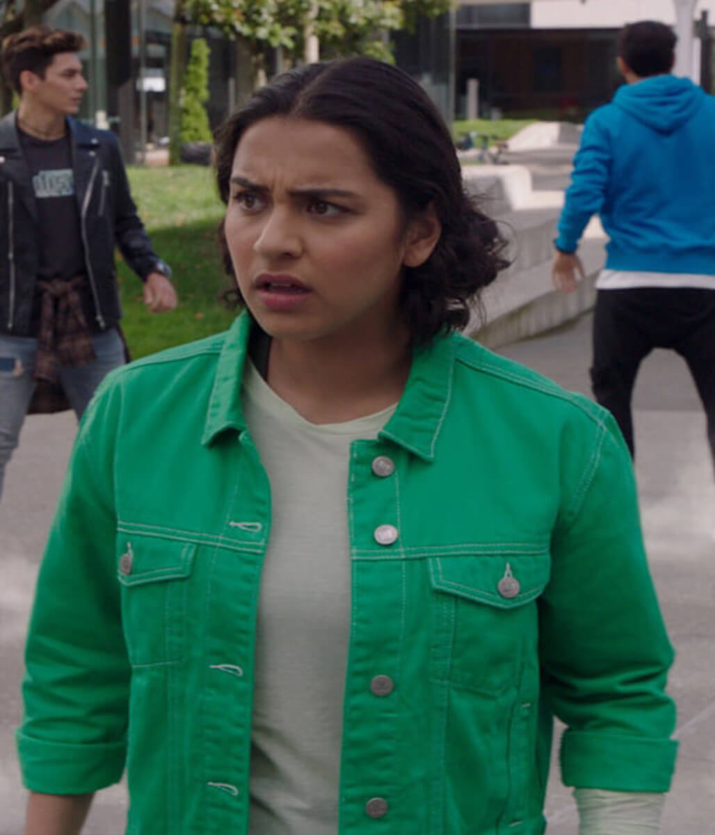 Tessa Rao Power Rangers Dino Fury Cotton Jacket