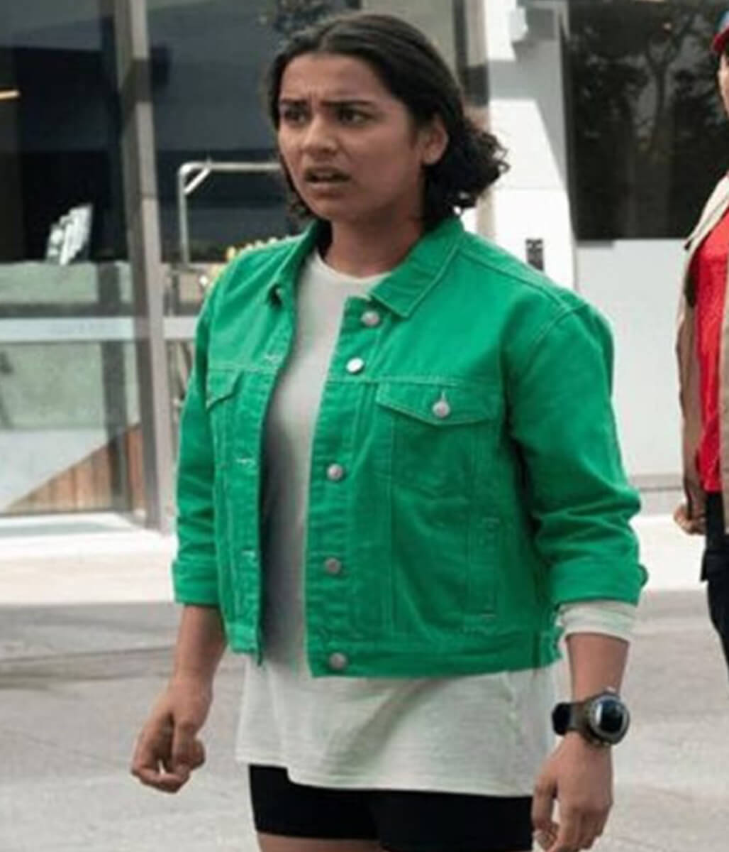 Tessa Rao Power Rangers Dino Fury Cotton Jacket