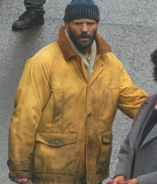 The Beekeeper 2 Jason Statham Yellow Cotton Jacket