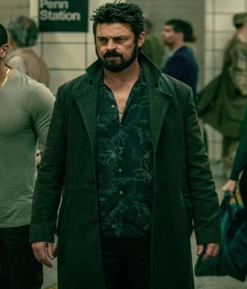 The Boys Billy Butcher Black Wool Coat