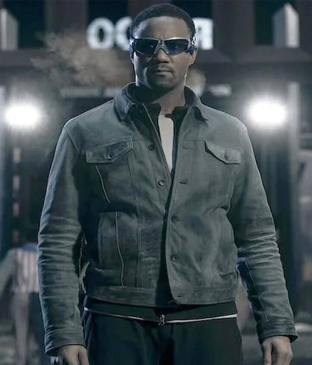 The Boys Reggie Franklin Grey Suede Jacket