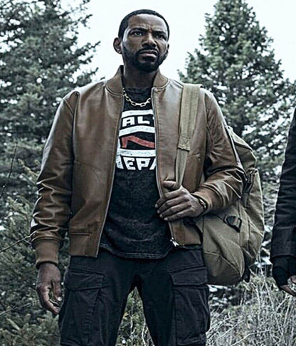 The Boys S05 Mothers Milk Brown Leather Jacket