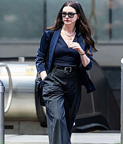 The Devil Wears Prada 2 Anne Hathaway Blue Blazer