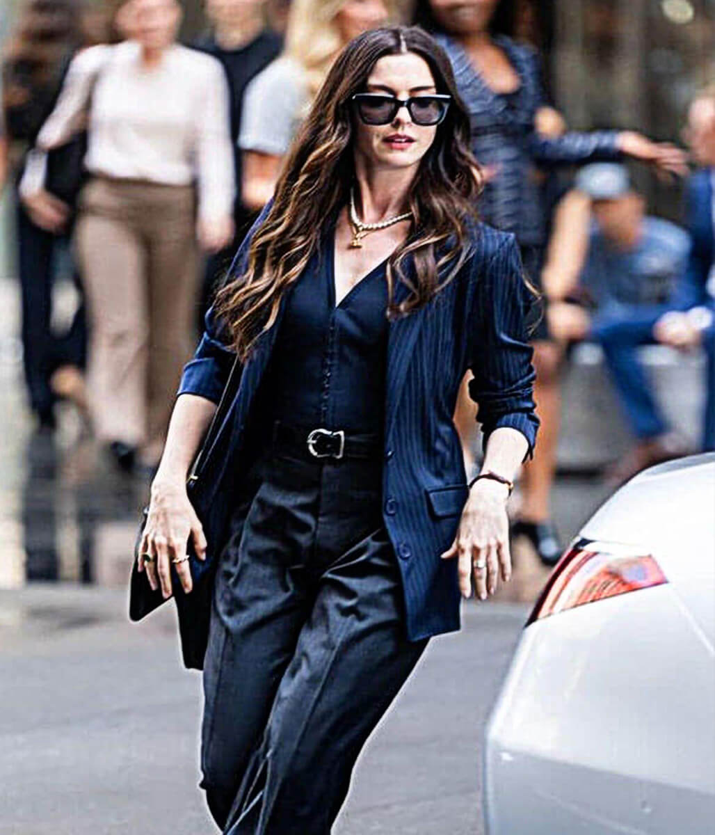 The Devil Wears Prada 2 Anne Hathaway Blue Blazer