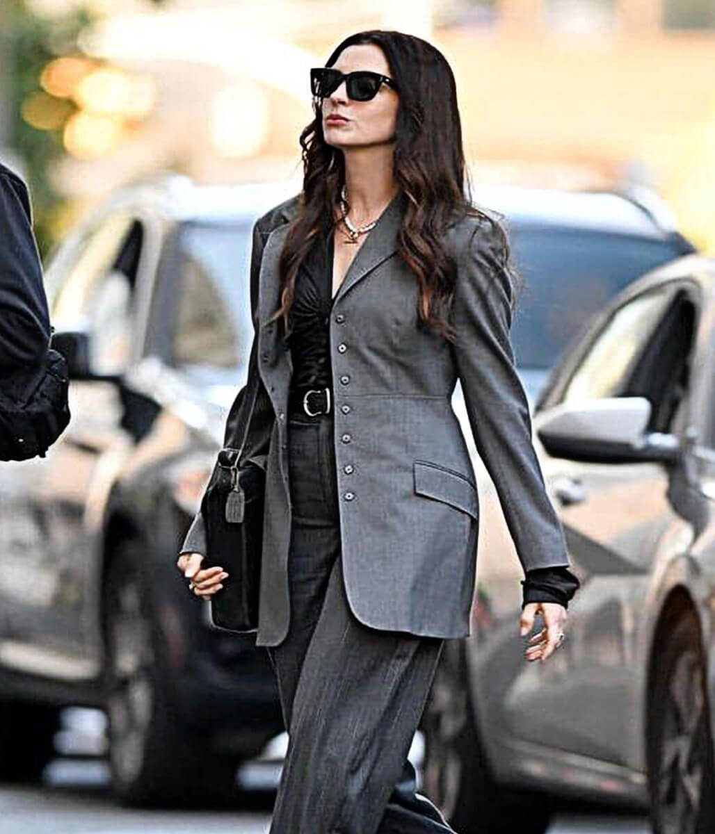 The Devil Wears Prada 2 Anne Hathaway Grey Blazer