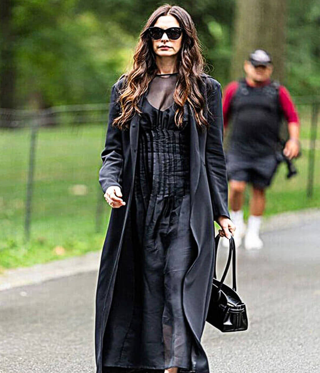 The Devils Wear Prada 2 Anne Hathaway Black Long Coat