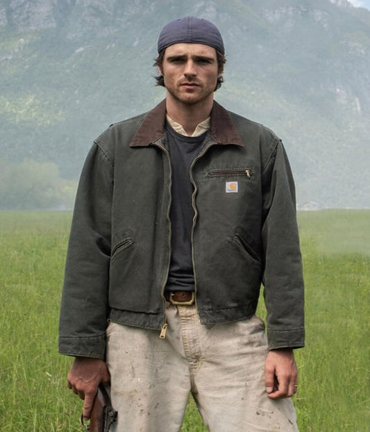 The Dog Stars 2026 Jacob Elordi Green Cotton Jacket
