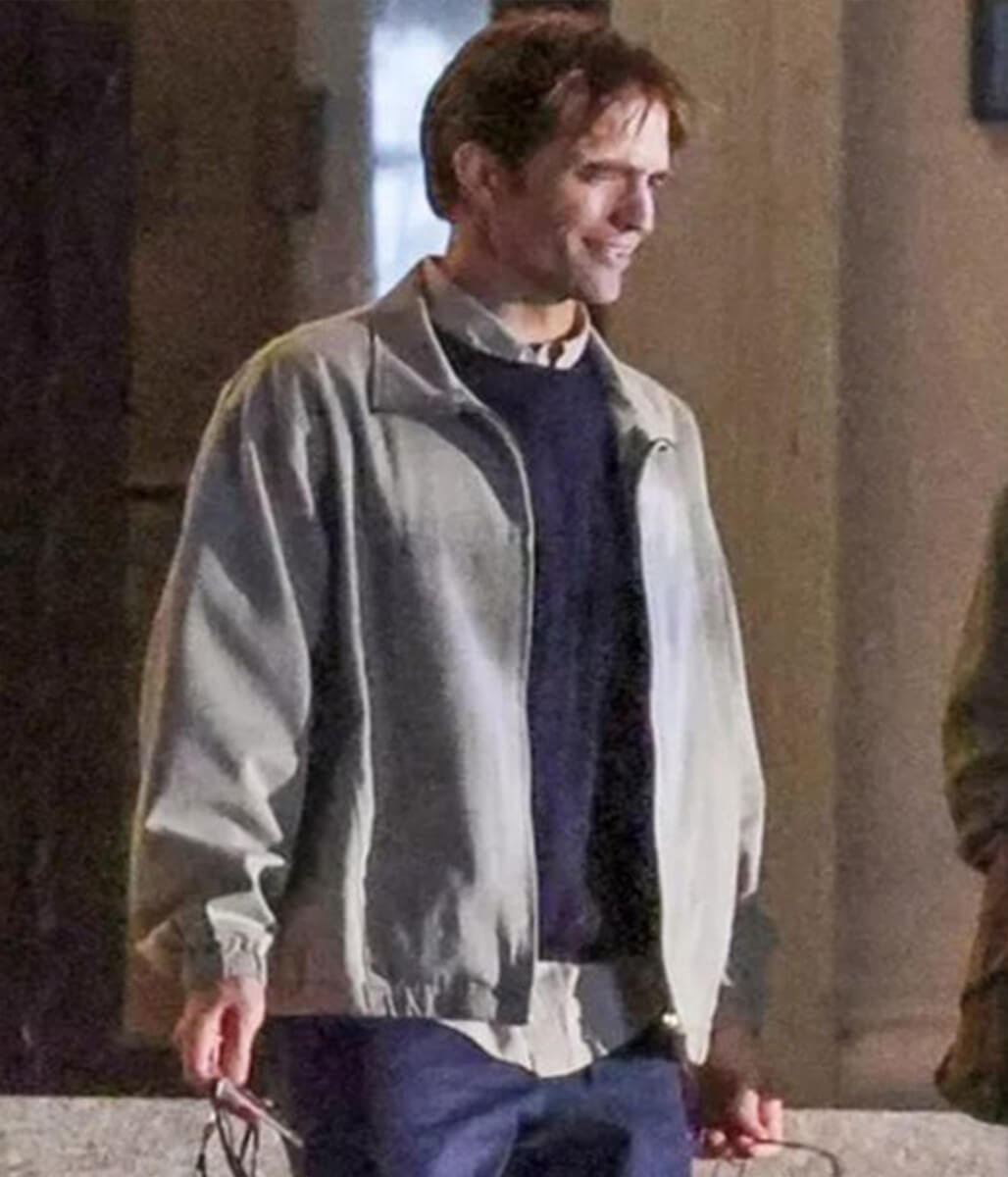 the-drama-2026-robert-pattinson-grey-cotton-jacket