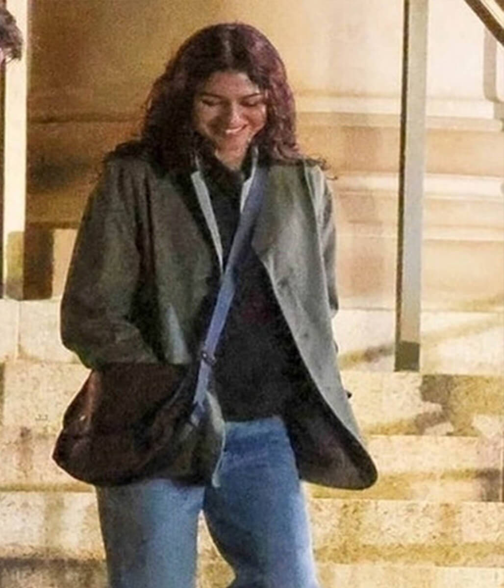The Drama 2026 Zendaya Green Fabric Jacket