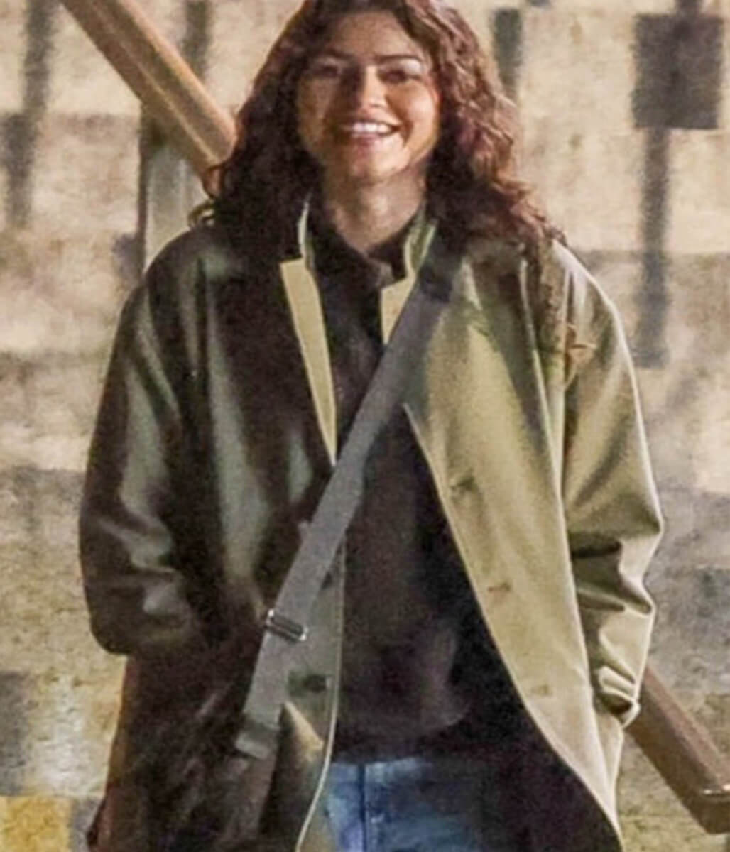 The Drama 2026 Zendaya Green Fabric Jacket