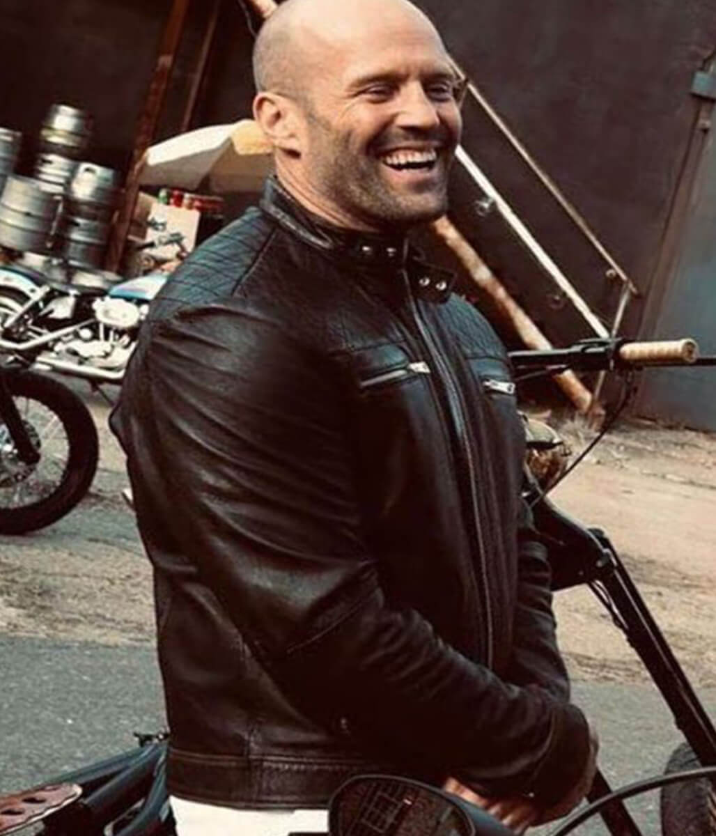 The Expendables 4 Jason Statham Black Leather Jacket