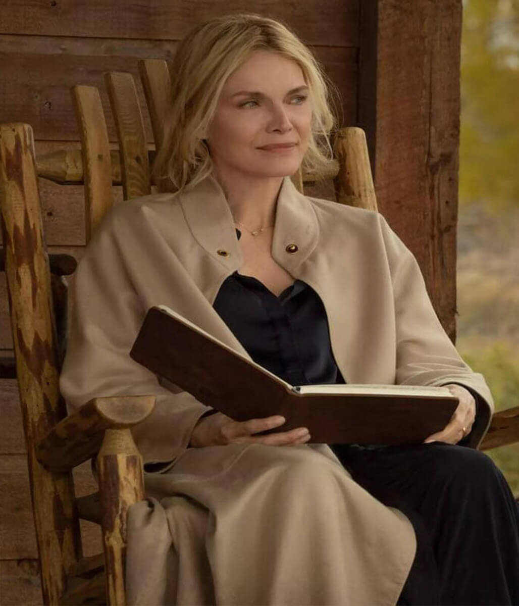 The Madison Season 01 Michelle Pfeiffer Beige Cotton Coat