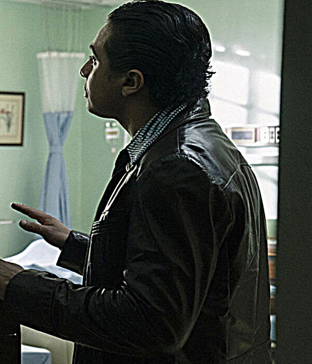 The Offer 2022 Jake Cannavale Brown Leather Jacket