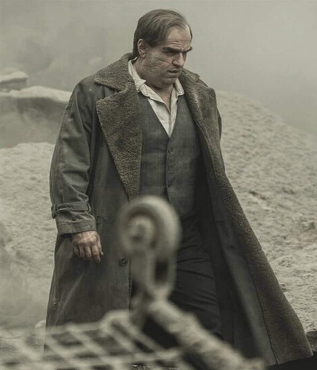 The Penguin S01 Colin Farell Grey Trench Coat