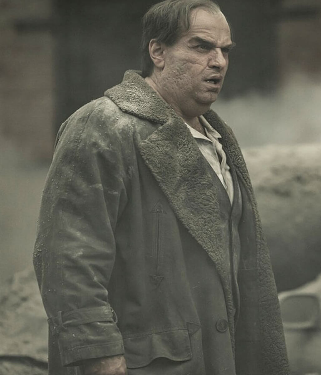 The Penguin S01 Colin Farell Grey Trench Coat