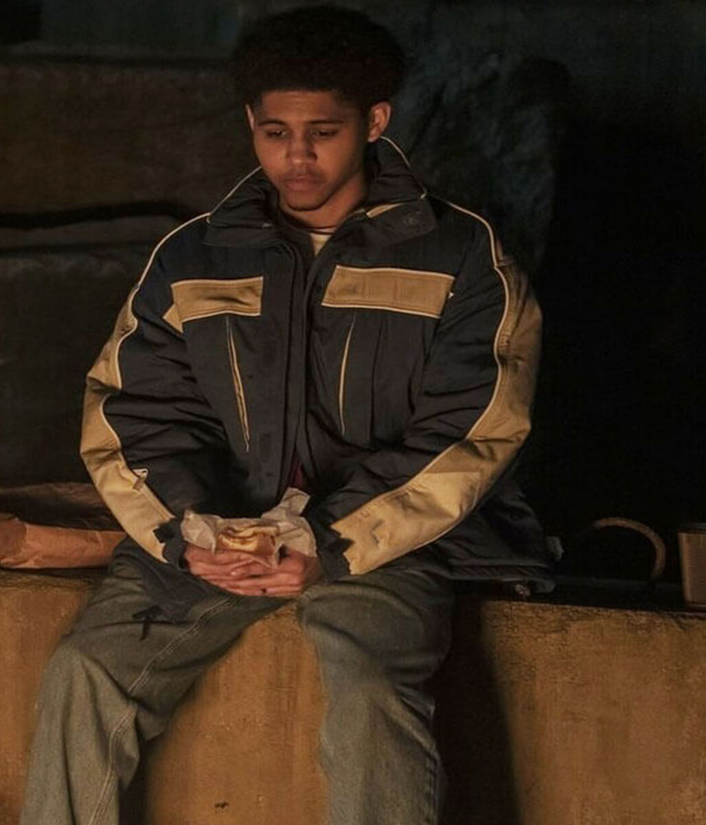 The Penguin S01 Victor Aguilar Blue Polyester Jacket