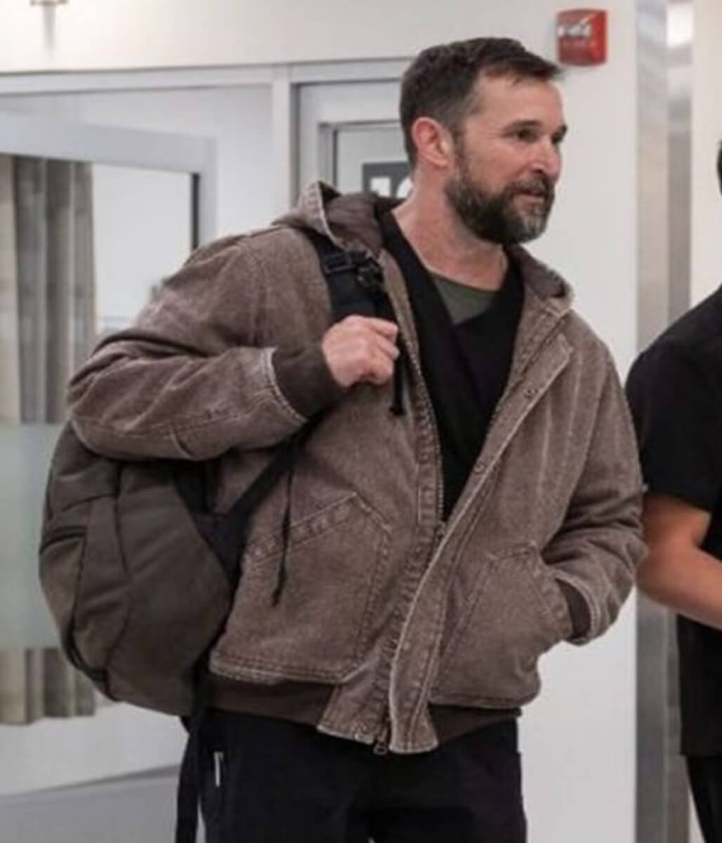 The Pitt S02 Noah Wyle Brown Cotton Jacket