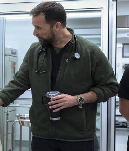 The Pitt S02 Noah Wyle Green Jacket