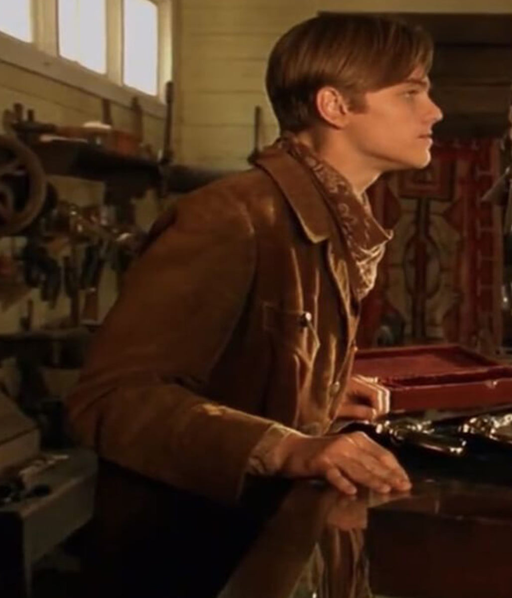 The Quick And The Dead Leonardo DiCaprio Brown Suede Jacket