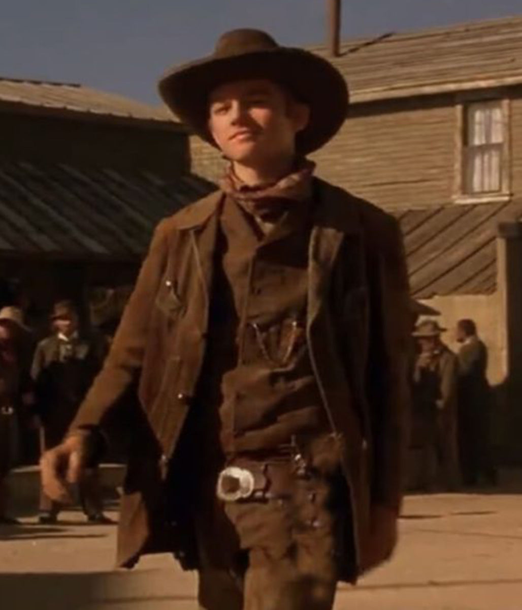 The Quick And The Dead Leonardo DiCaprio Brown Suede Jacket