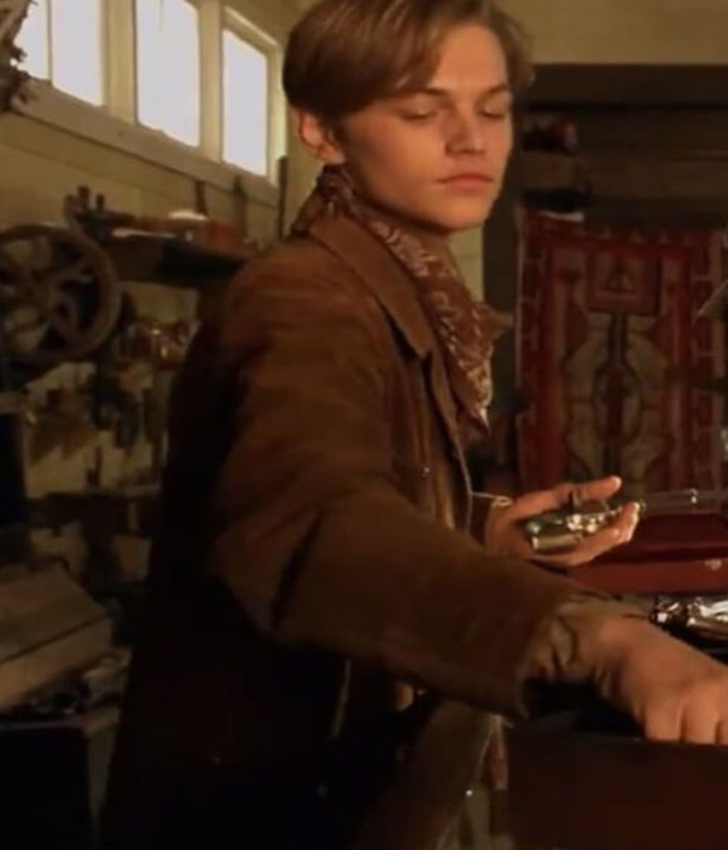 The Quick And The Dead Leonardo DiCaprio Brown Suede Jacket