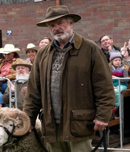 The Rams 2020 Sam Neil Brown Cotton Jacket