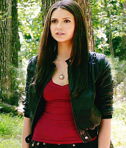 The Vampire Diaries Elena Gilbert Leather Jacket