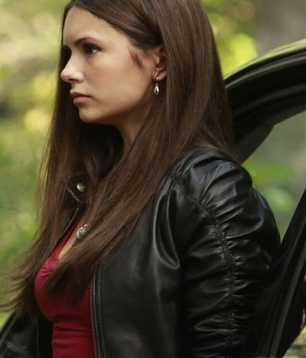 The Vampire Diaries Elena Gilbert Leather Jacket
