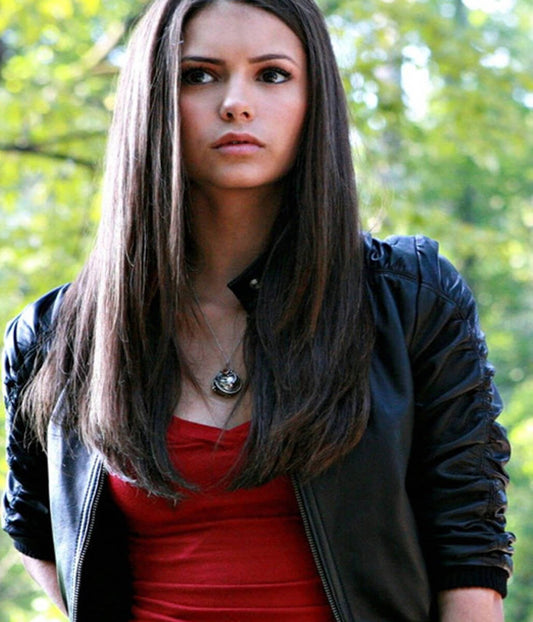 The Vampire Diaries Elena Gilbert Leather Jacket