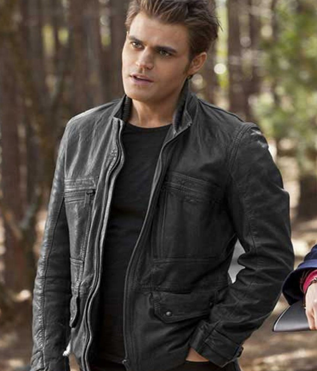 The Vampire Diaries Stefan Salvatore Leather Jacket