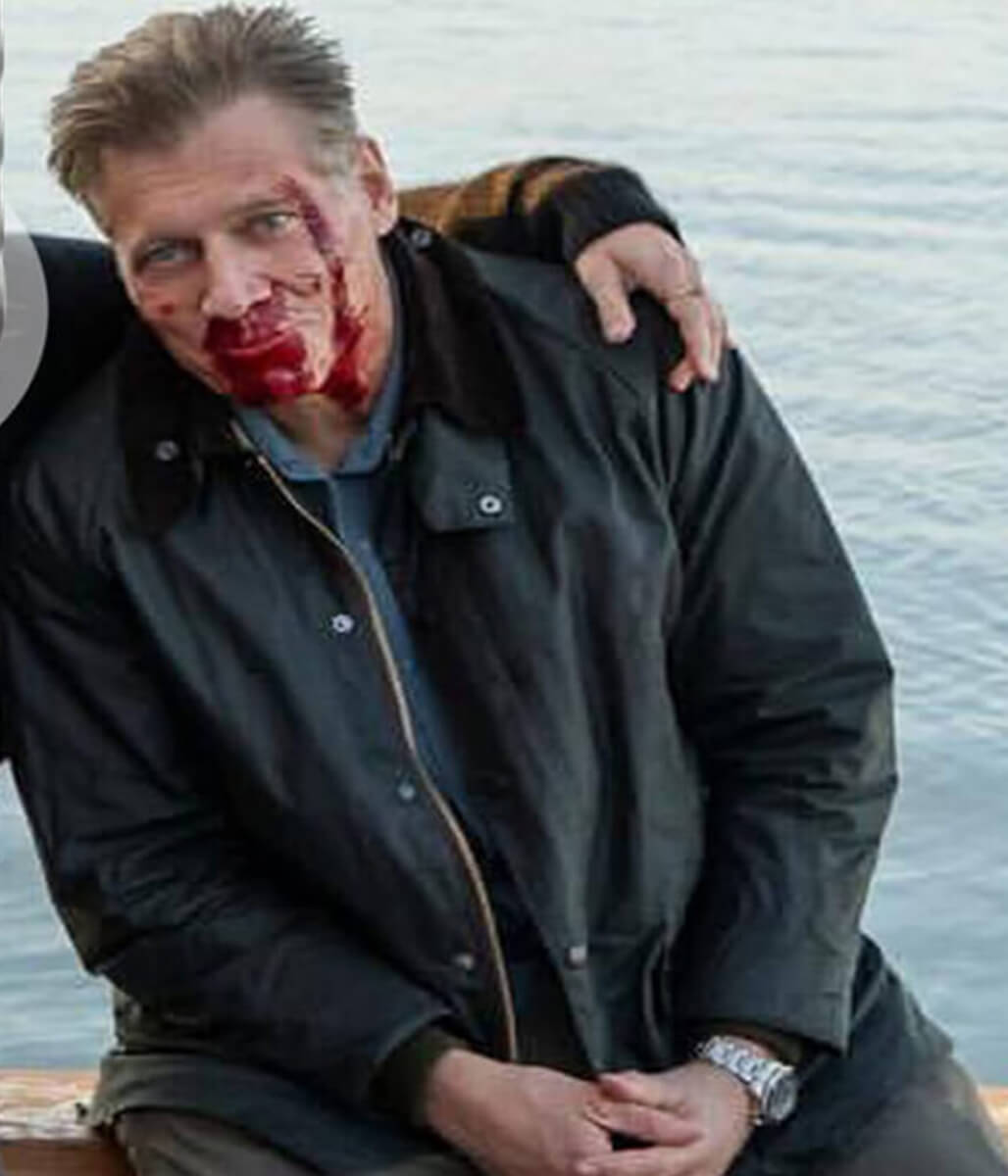 The Waterfront 2025 Holt McCallany Black Jacket