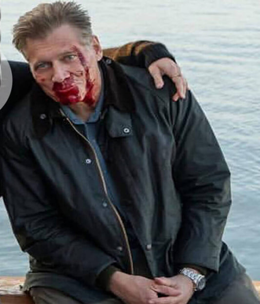 The Waterfront 2025 Holt McCallany Black Jacket