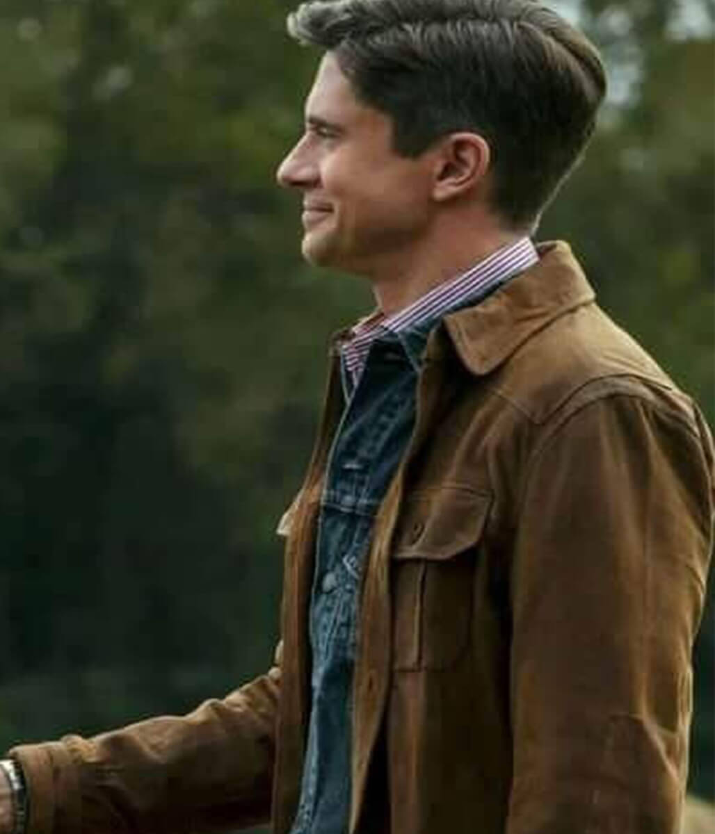 The Waterfront Topher Grace Grady Suede Jacket