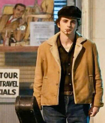 Timothee Chalamet A Unknown Man 2025 Suede Jacket