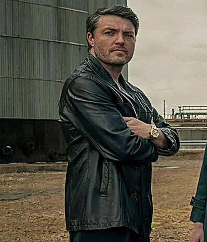 Tom Burke Legends S01 Black Leather Jacket