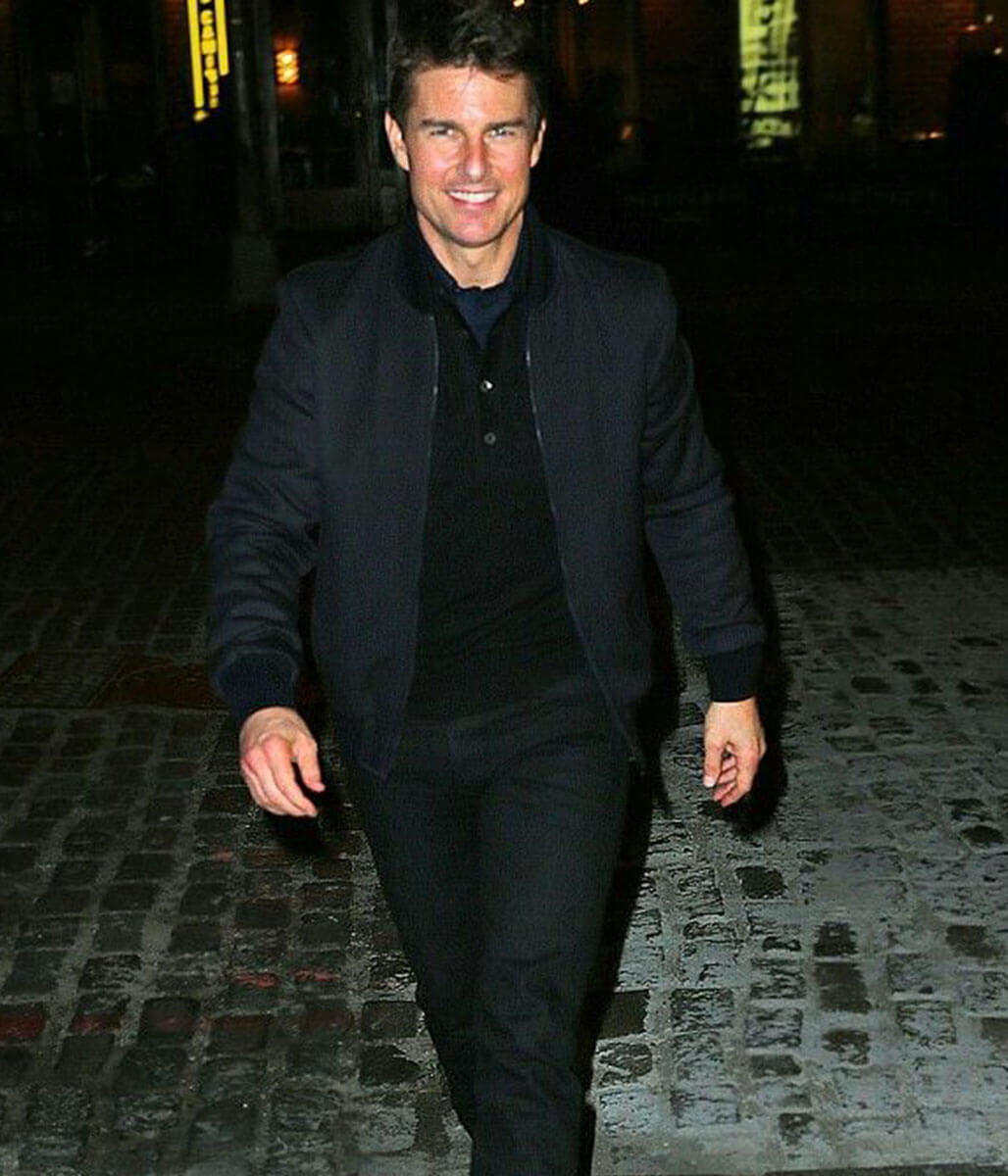 Tom Cruise Black Cotton Jacket