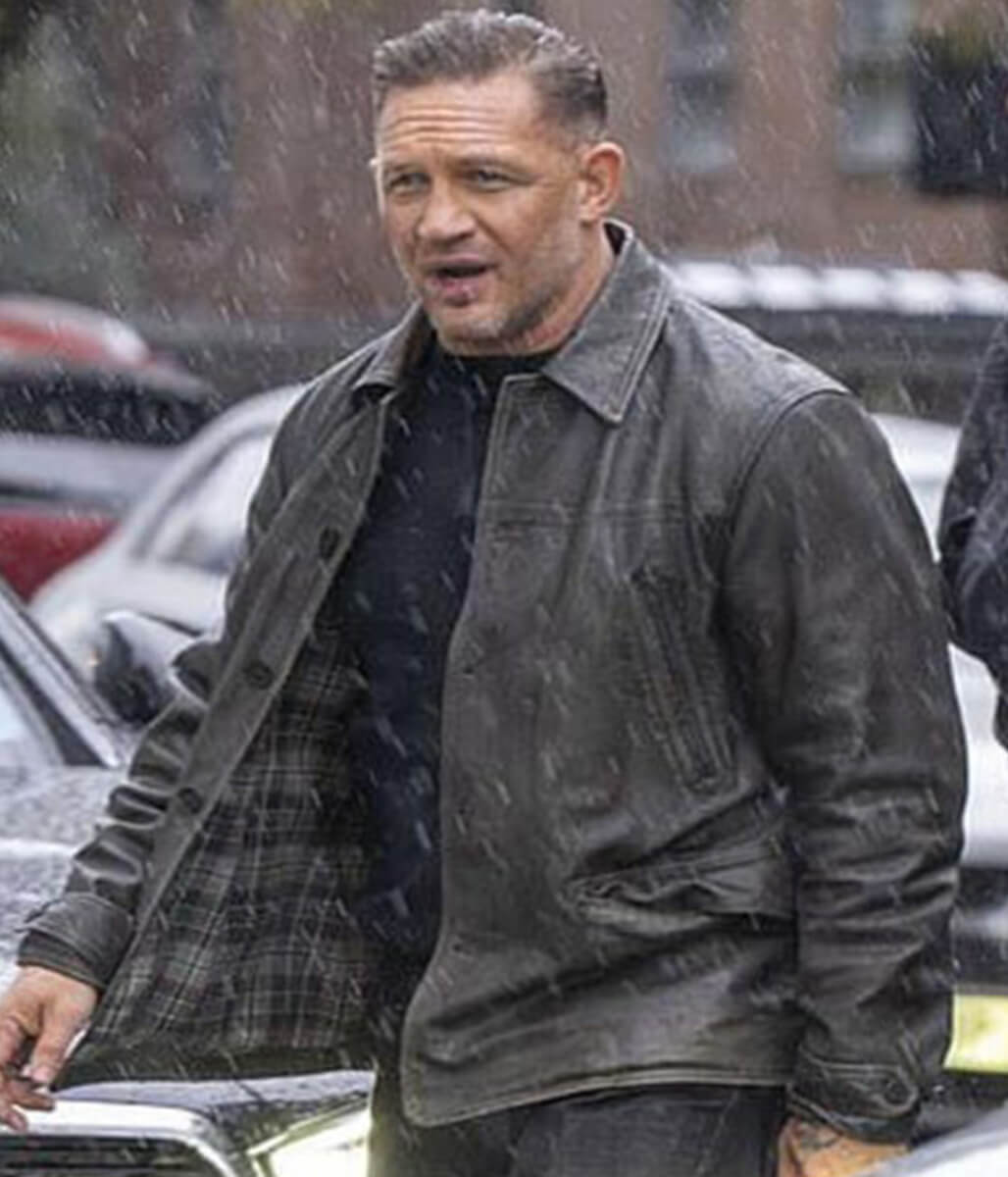 Tom Hardy Black Leather Jacket