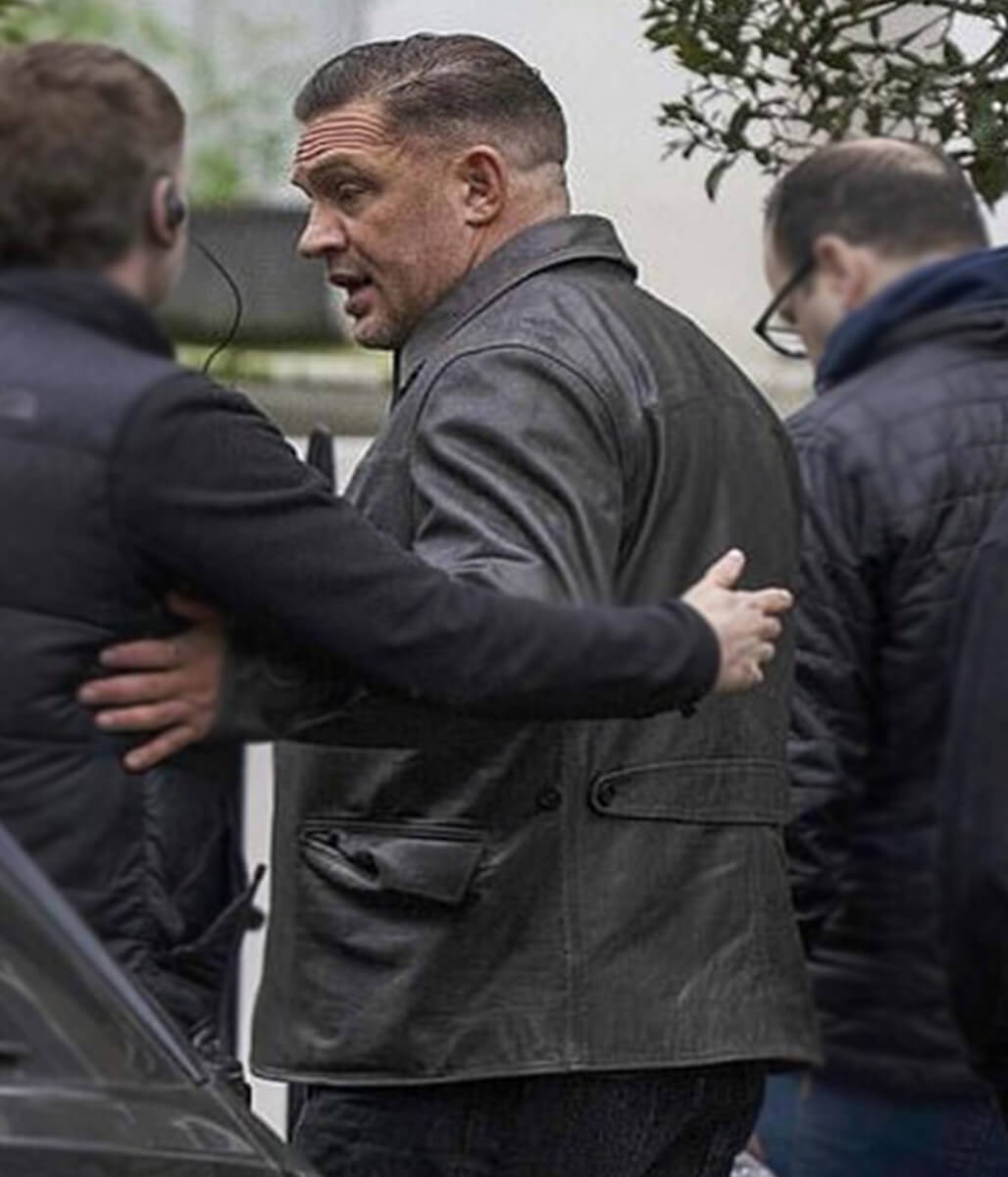 Tom Hardy Black Leather Jacket