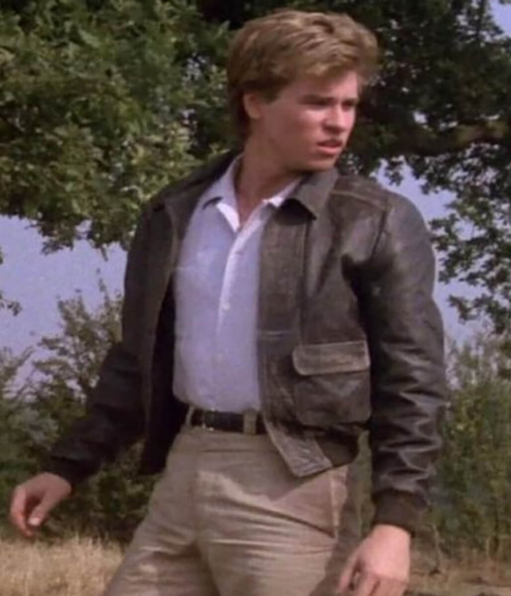 Top Secret! Val Kilmer Brown Leather Jacket