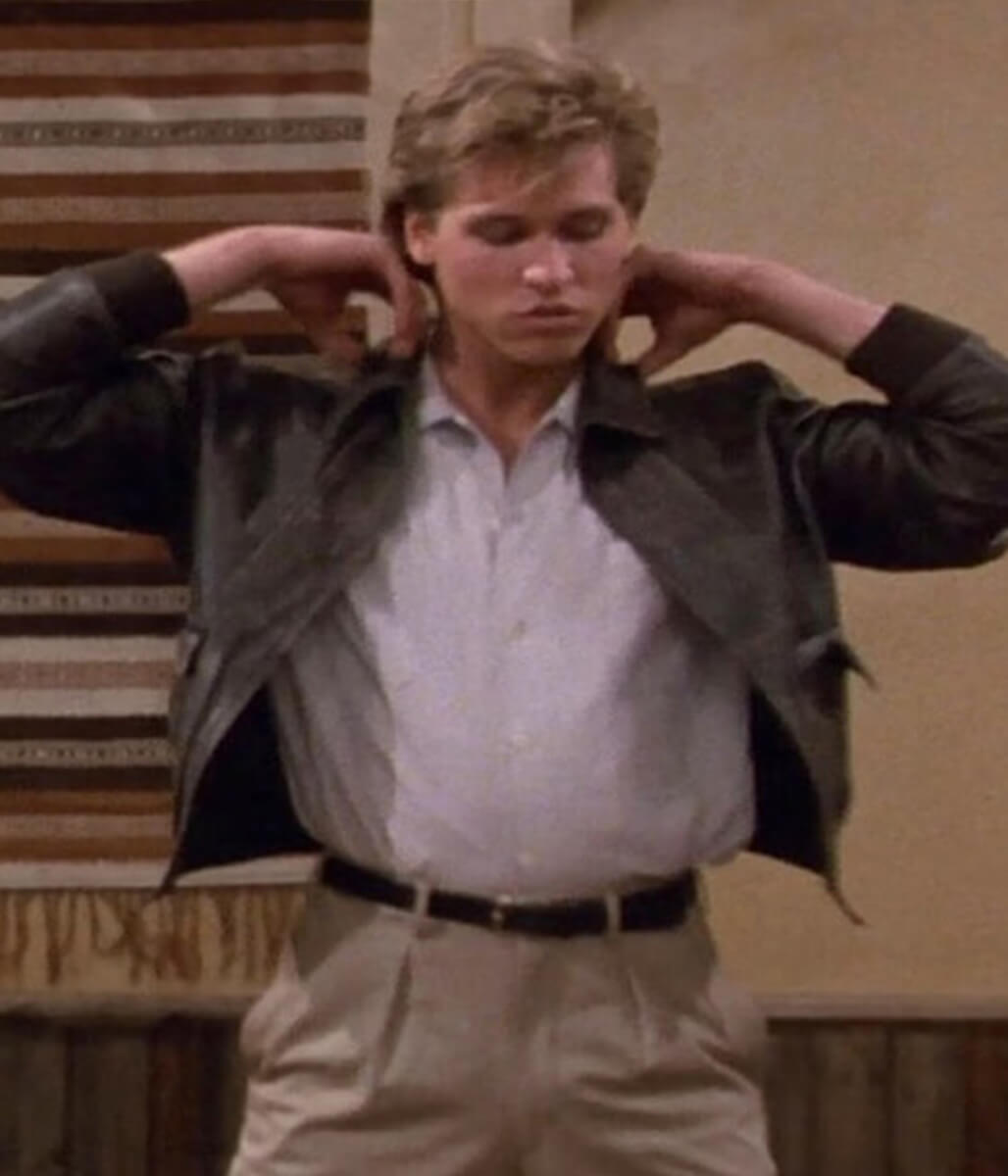 Top Secret! Val Kilmer Brown Leather Jacket
